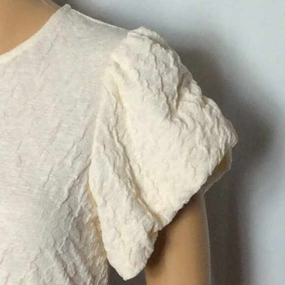 River Island Women's Beige Fit & Flare Baby Doll Cut Out Back Dress Size 6 US Ne - Picture 7 of 15